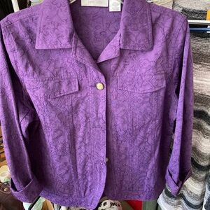 Ladies purple jacket